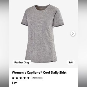 Patagonia Capilene Cool Daily T Shirt. XS. Like New.